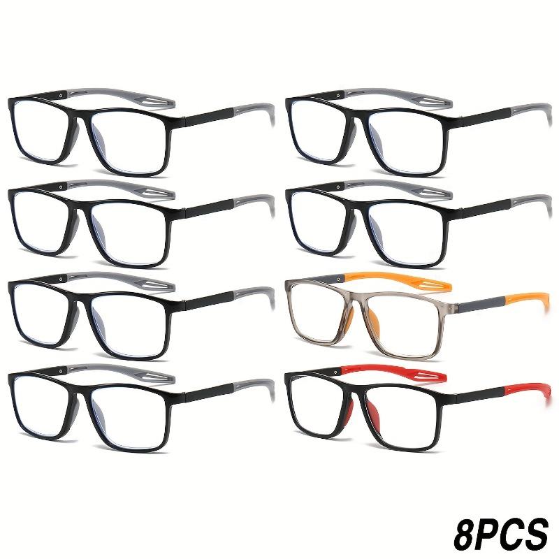 8pcs Anti Blue Light Reading Glasses, Men s Sports Presbyopia Glasses, Convenient and Simple Daily Reading Presbyopia Glasses +300
8pcs Anti Blue Light Reading Glasses, Men s Sports Presbyopia Glasses, Convenient and Simple Daily Reading Presbyopia Glasses +300