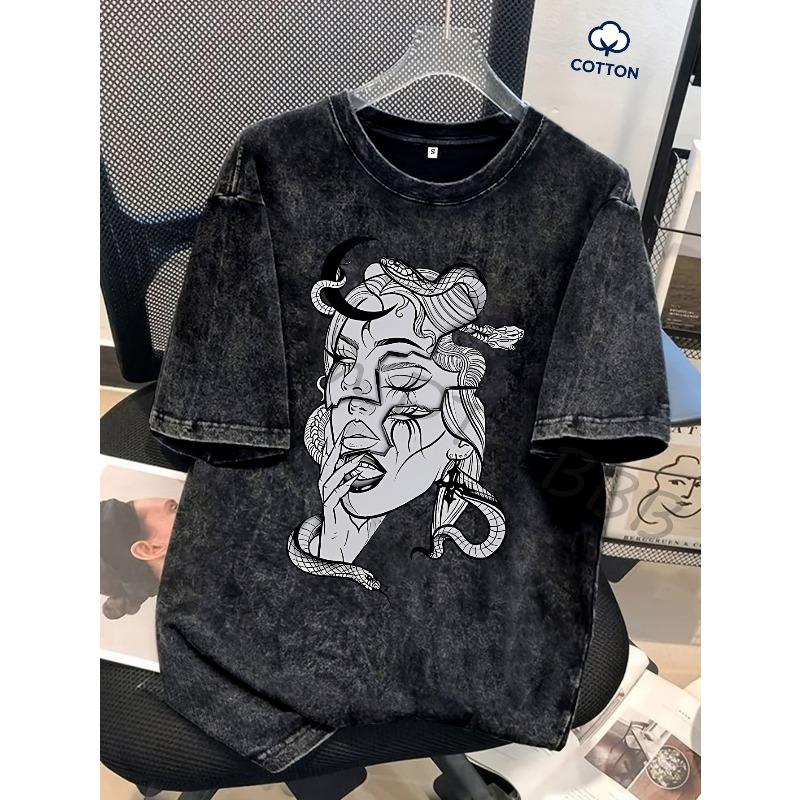 European sizes Washed T-shirt Suitable forMen Leisure Outdoor Outings Fashionable Comfortable Tee Tops for Men Casual Wear S чёрный
European sizes Washed T-shirt Suitable forMen Leisure Outdoor Outings Fashionable Comfortable Tee Tops for Men Casual Wear S чёрный