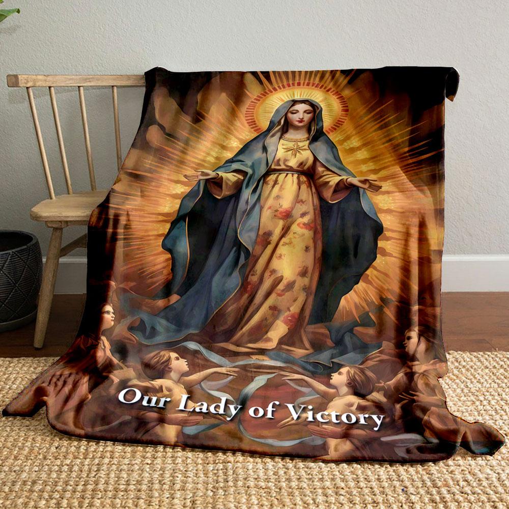 Our Lady of Victory Blanket Printed Blanket for Living Room Bed Couch lunch break Soft Cozy Blanket for Friend s festival Gift 80cm x 120cm
Our Lady of Victory Blanket Printed Blanket for Living Room Bed Couch lunch break Soft Cozy Blanket for Friend s festival Gift 80cm x 120cm