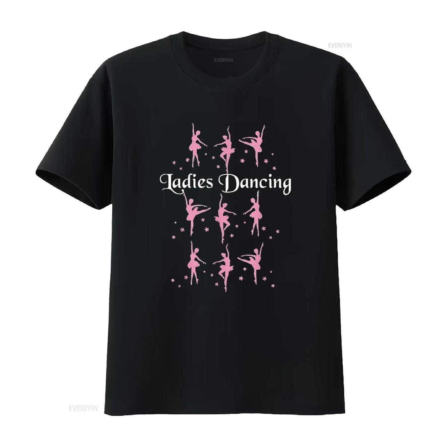 Womens Nine Ladies Dancing T Shirt Funny Christmas Black Medium Vintage Washed Versatile Casual Graphic Designer Clothes S чёрный
Womens Nine Ladies Dancing T Shirt Funny Christmas Black Medium Vintage Washed Versatile Casual Graphic Designer Clothes S чёрный
