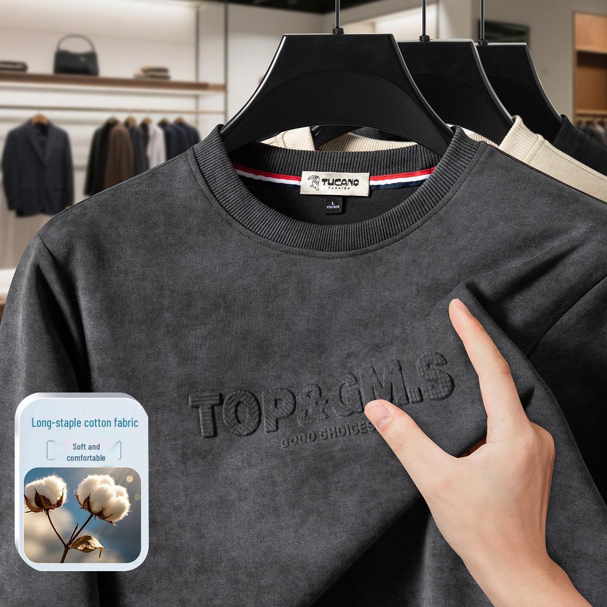 Woodpecker Men s Stamped Letter Pullover Hoodie - Round Neck, Long Sleeve, Loose Fit for Autumn Winter M fits 41–54 kg темно-сірий
Woodpecker Men s Stamped Letter Pullover Hoodie - Round Neck, Long Sleeve, Loose Fit for Autumn Winter M fits 41–54 kg темно-сірий