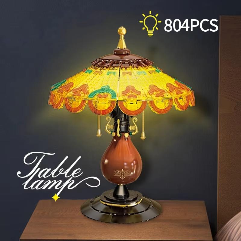 804PCS Retro Table Lamp Building Blocks Creative DIY Toy Kids Holiday Gift Desk Lamp Model Bricks Desktop Decoration No Box
804PCS Retro Table Lamp Building Blocks Creative DIY Toy Kids Holiday Gift Desk Lamp Model Bricks Desktop Decoration No Box