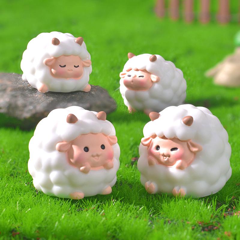 Cartoon Cute Sheep Gardening Potted Plant Ornament Desktop Ornament Key Small Accessory Happy Little Lamb
Cartoon Cute Sheep Gardening Potted Plant Ornament Desktop Ornament Key Small Accessory Happy Little Lamb
