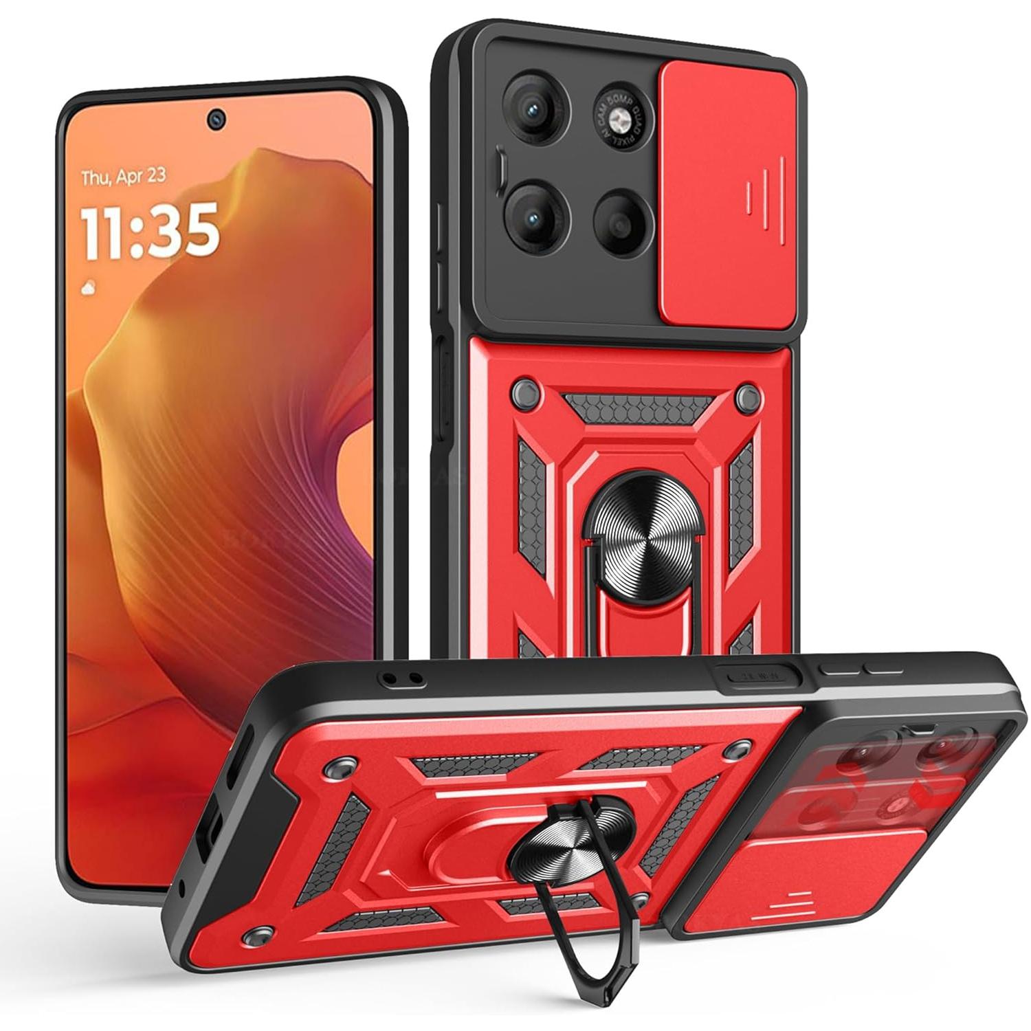 Бронированный чехол для телефона Motorola Moto G56 G86, крышка, защита объектива, с кольцом, магнитная подставка-держатель, coque fundas capa Motorola Moto G56 красный
Бронированный чехол для телефона Motorola Moto G56 G86, крышка, защита объектива, с кольцом, магнитная подставка-держатель, coque fundas capa Motorola Moto G56 красный