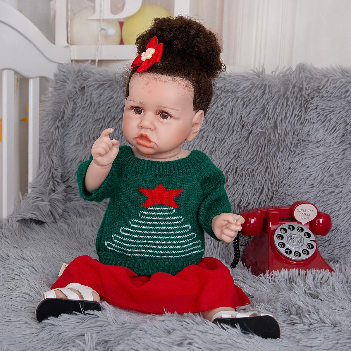 Новое поступление, силиконовые куклы Reborn Baby Boneca, настоящие сенсорные 19 дюймов, полностью силиконовые куклы для новорожденных, детский подарок на день рождения
Новое поступление, силиконовые куклы Reborn Baby Boneca, настоящие сенсорные 19 дюймов, полностью силиконовые куклы для новорожденных, детский подарок на день рождения