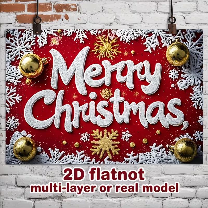 2D Festive Red Christmas Backdrop, Gold Ornaments & Snowflakes Background 47.2x31.5inch/120*80cm
2D Festive Red Christmas Backdrop, Gold Ornaments & Snowflakes Background 47.2x31.5inch/120*80cm