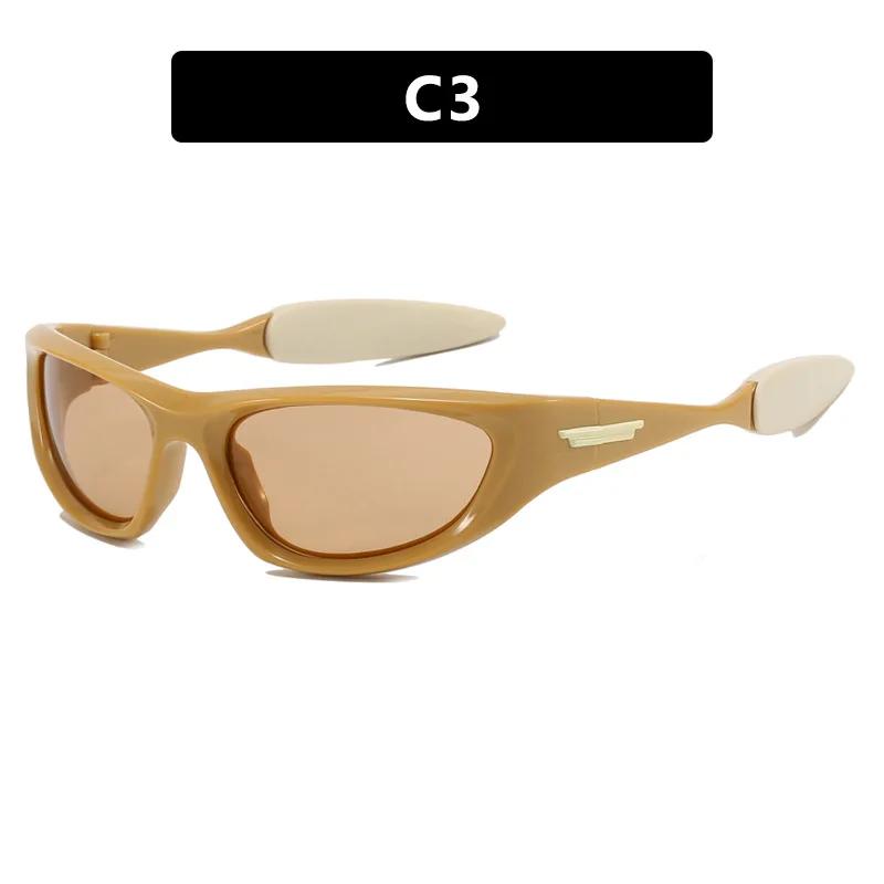 Сонцезахисні окуляри Y2K для вулиці, натхненні технологіями, з увігнутою персоналізованою формою, для спорту/модного образу
Сонцезахисні окуляри Y2K для вулиці, натхненні технологіями, з увігнутою персоналізованою формою, для спорту/модного образу