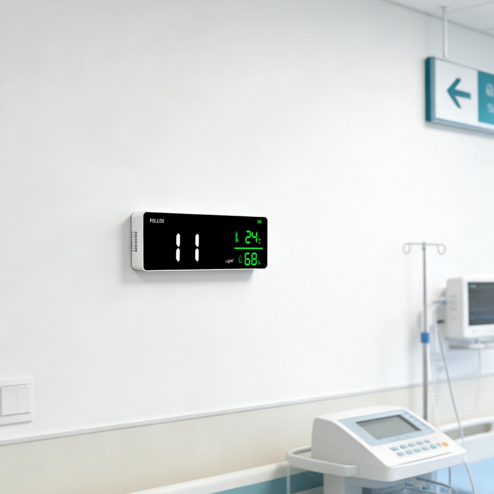 3 in 1 Air Quality Sensors with Wall Mount Designs for Monitoring Temperature Moisture Pollen Dust & PM30 Particles 1
3 in 1 Air Quality Sensors with Wall Mount Designs for Monitoring Temperature Moisture Pollen Dust & PM30 Particles 1