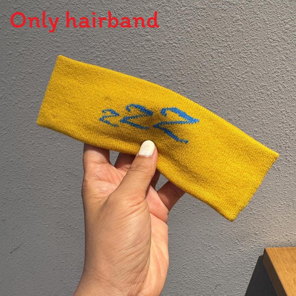 Korean Fashion Alphabet Hairband With Knitted Material For Fall Daily Use And Face Washing Yellow
Korean Fashion Alphabet Hairband With Knitted Material For Fall Daily Use And Face Washing Yellow