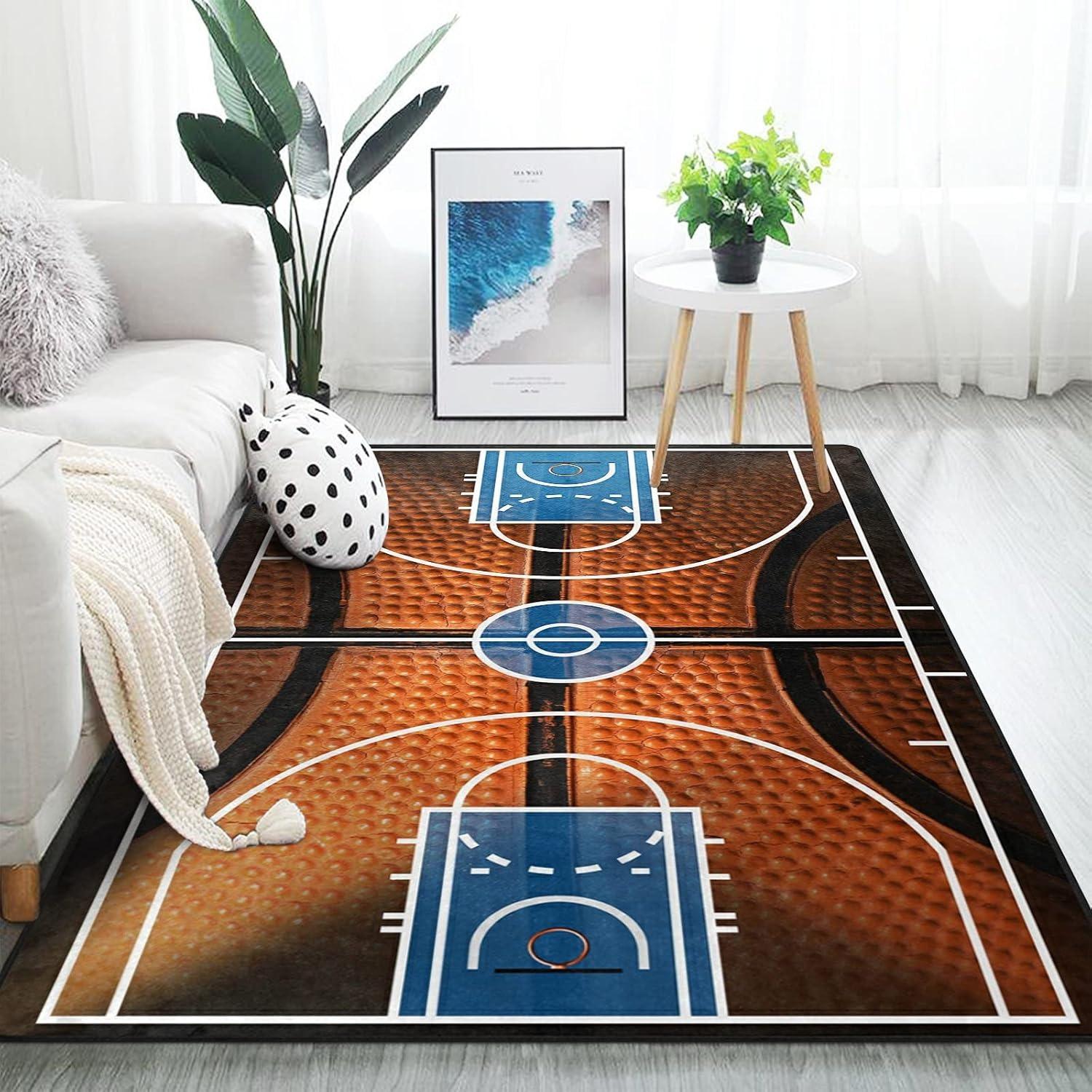 Basketball Court Print Area Rug Sports Floor Mat Soft Non-Slip Basketball Game Carpet for Living Room Bedroom Playroom 40x60cm
Basketball Court Print Area Rug Sports Floor Mat Soft Non-Slip Basketball Game Carpet for Living Room Bedroom Playroom 40x60cm