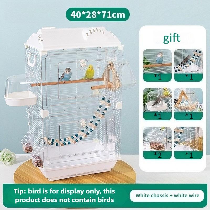 Acrylic Bird Cages Drawer Large Bird Cage Parrot Big Birds Accessories Cage Parrots Small Animal Hideout Birdcage with Toy House белый
Acrylic Bird Cages Drawer Large Bird Cage Parrot Big Birds Accessories Cage Parrots Small Animal Hideout Birdcage with Toy House белый