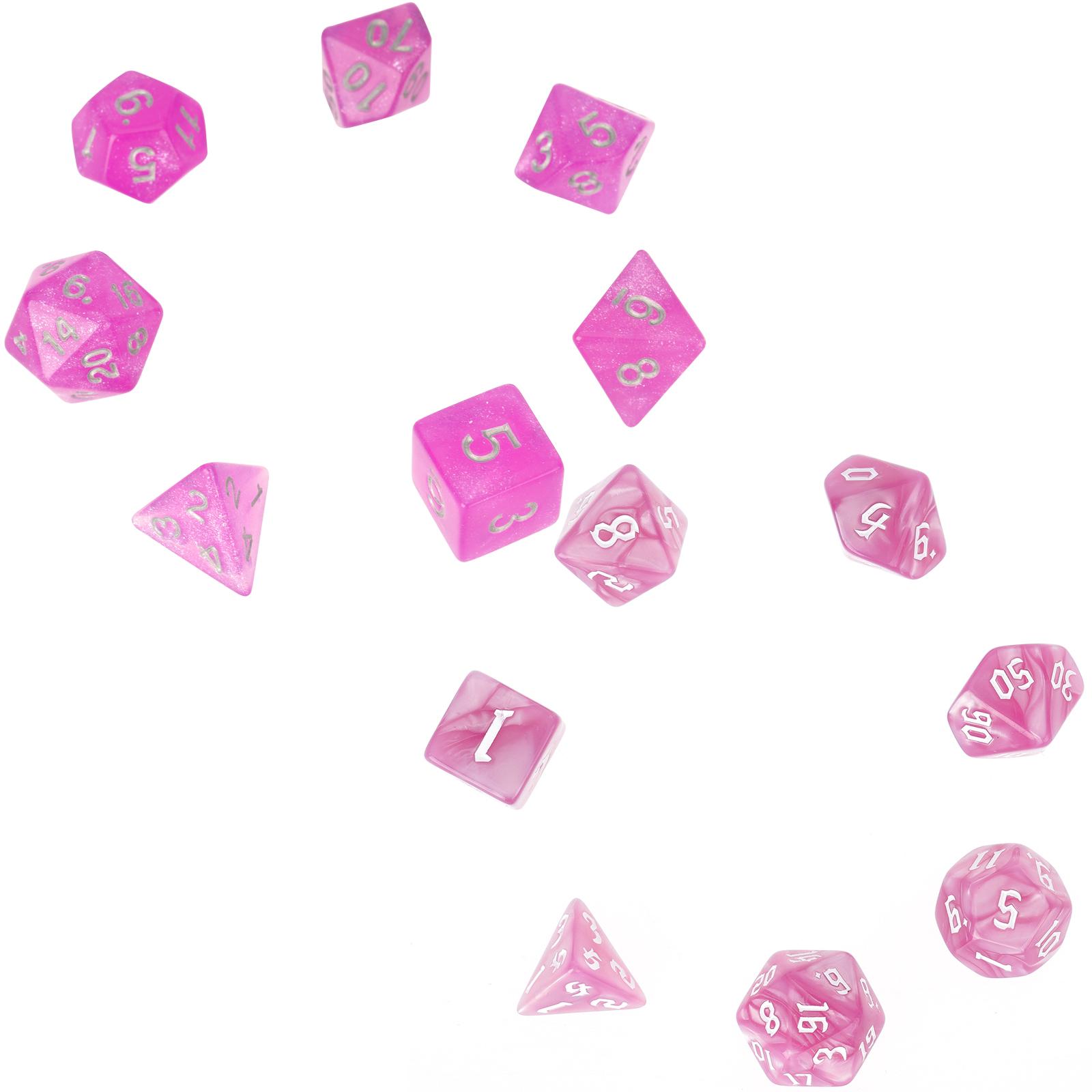 14Pcs/pack D4 D20 Number Colorful Acrylic Polyhedral Dices Party Family Game Educational Toy Entertainment Dices Set
14Pcs/pack D4 D20 Number Colorful Acrylic Polyhedral Dices Party Family Game Educational Toy Entertainment Dices Set