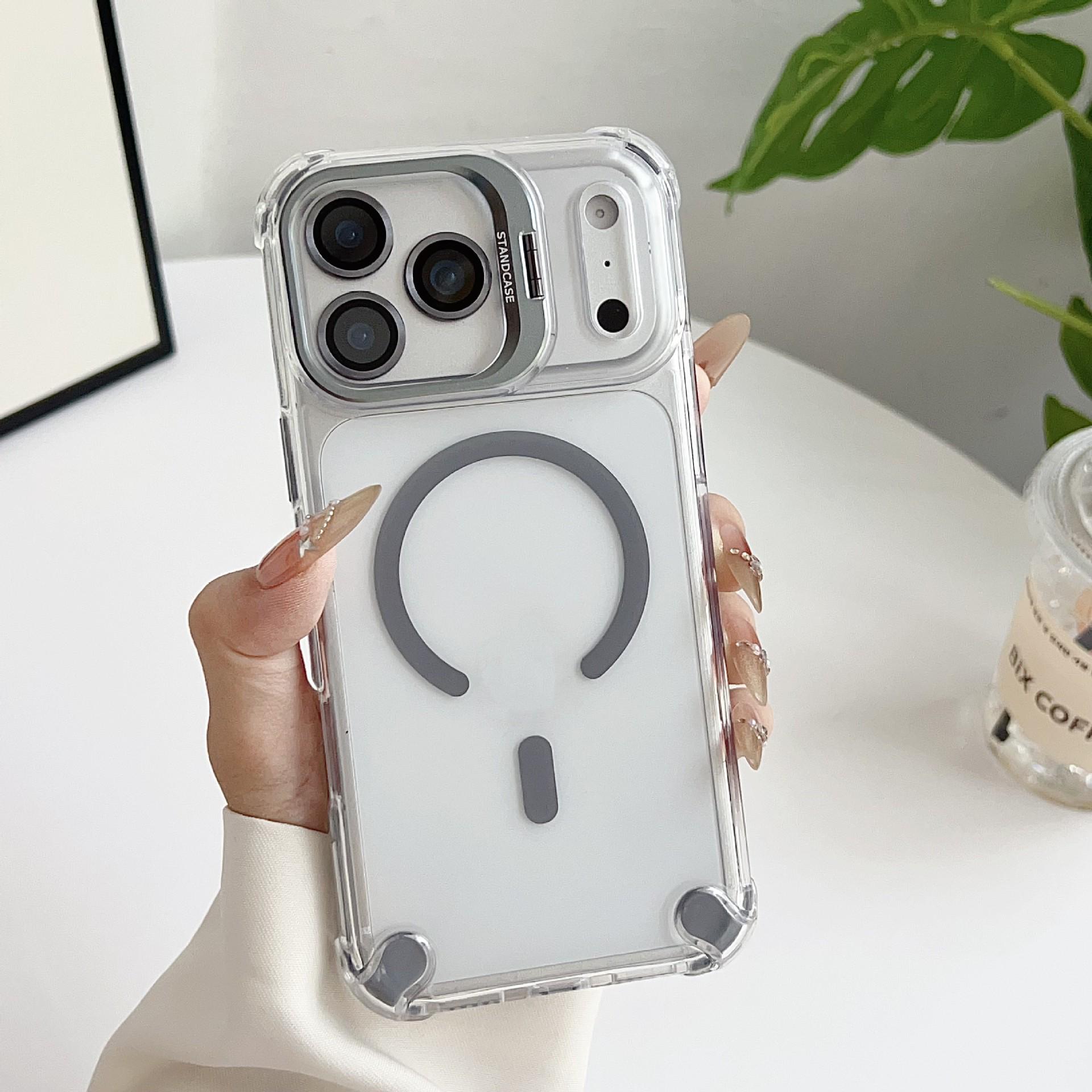 U2 Magnetic Lens Holder Case for iPhone 17 Pro Max - Four-Corner Drop-Proof Hard Protective Cover 14 Promax
U2 Magnetic Lens Holder Case for iPhone 17 Pro Max - Four-Corner Drop-Proof Hard Protective Cover 14 Promax