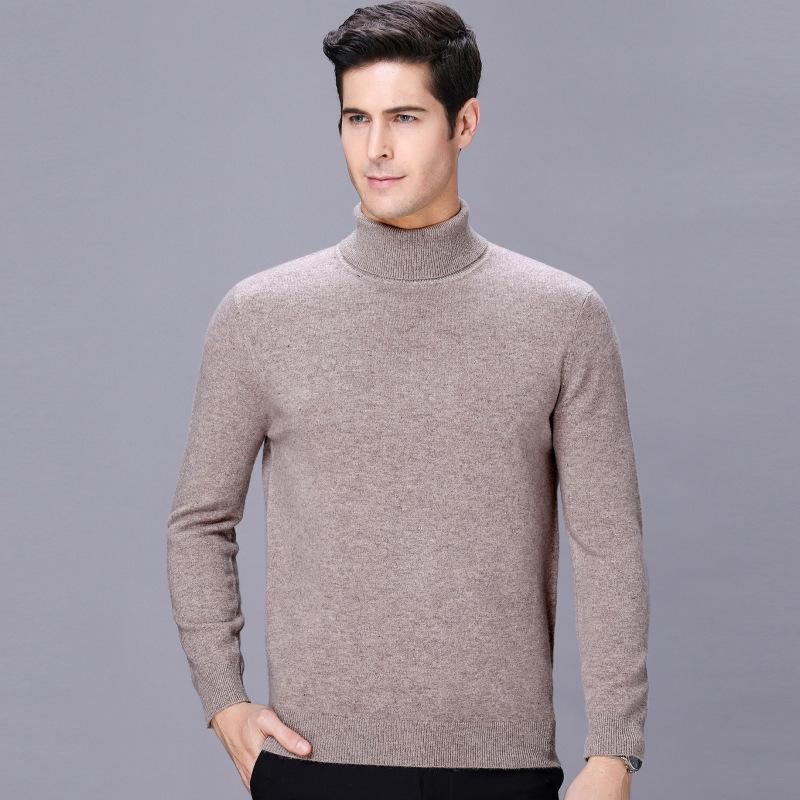 Brand Men s Pure Cashmere High Neck Sweater - Warm, Thick, Solid Color for Autumn/Winter; Middle-Aged & Young Men s Versatile Base Layer. S
Brand Men s Pure Cashmere High Neck Sweater - Warm, Thick, Solid Color for Autumn/Winter; Middle-Aged & Young Men s Versatile Base Layer. S