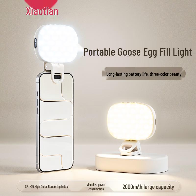 Portable LED Fill Light for Phone & Desktop
Portable LED Fill Light for Phone & Desktop