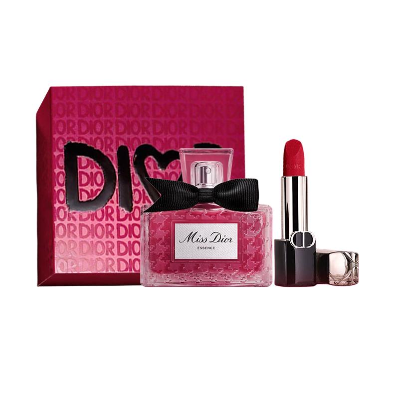 DIOR Perfume Three-piece set: Miss Fragrance Essence 35ml + Blue Gold Lipstick #999 3.5g чорний
DIOR Perfume Three-piece set: Miss Fragrance Essence 35ml + Blue Gold Lipstick #999 3.5g чорний
