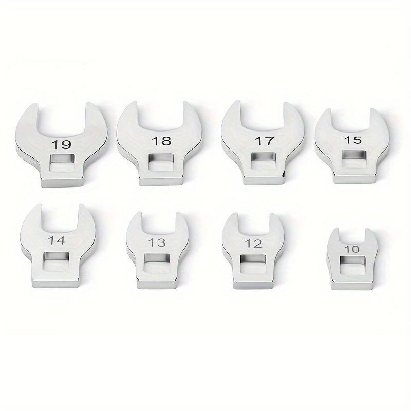 8pcs Interchangeable Open-End Wrench Set, 3/8 Dual-Use Head, Angle & Adjustable, Automotive Tool
8pcs Interchangeable Open-End Wrench Set, 3/8 Dual-Use Head, Angle & Adjustable, Automotive Tool