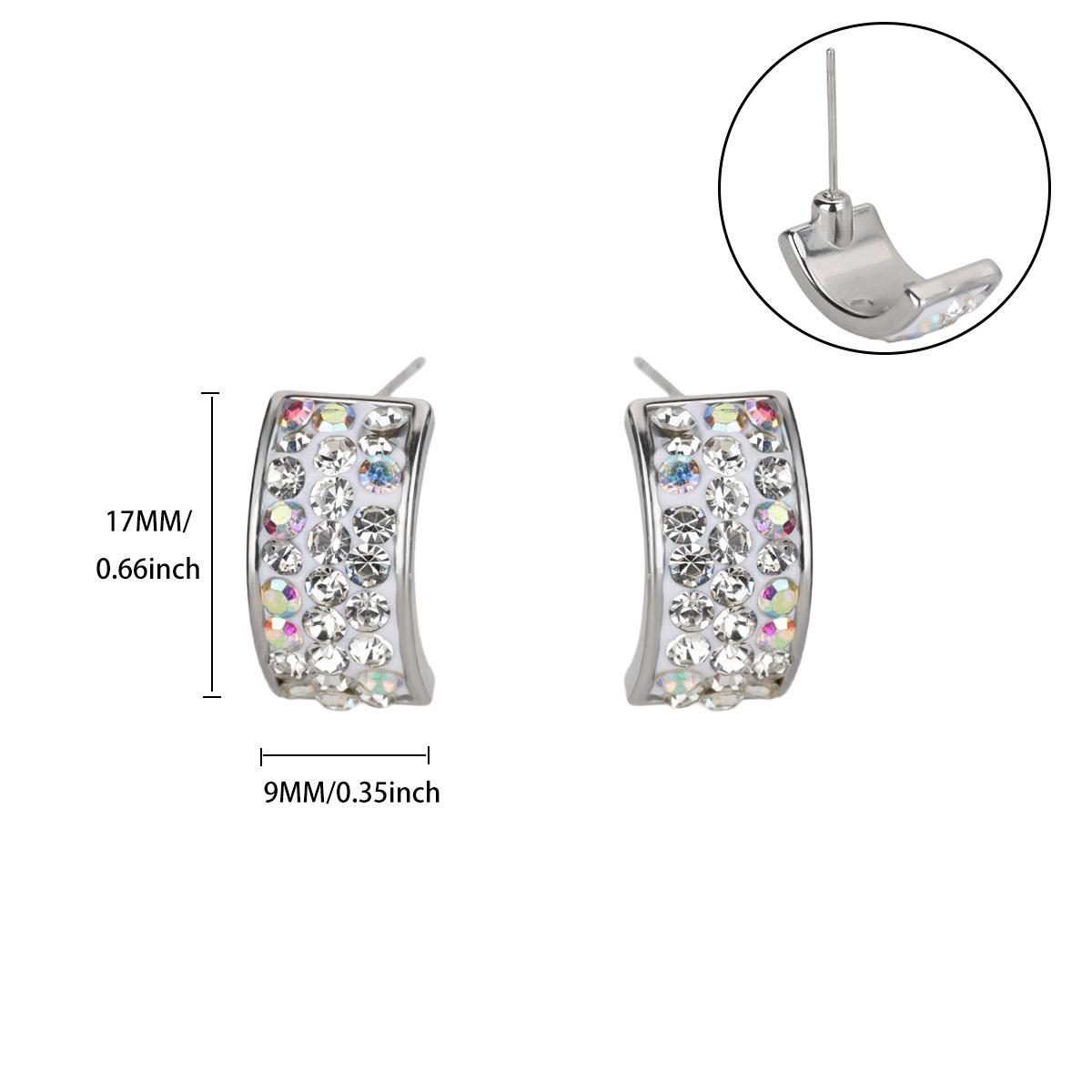 Vintage Luxury Zircon Earrings for Women Stainless Steel Copper Color Crystal Stud Earring 2026 New Fashion Wedding Zircon Gift
Vintage Luxury Zircon Earrings for Women Stainless Steel Copper Color Crystal Stud Earring 2026 New Fashion Wedding Zircon Gift