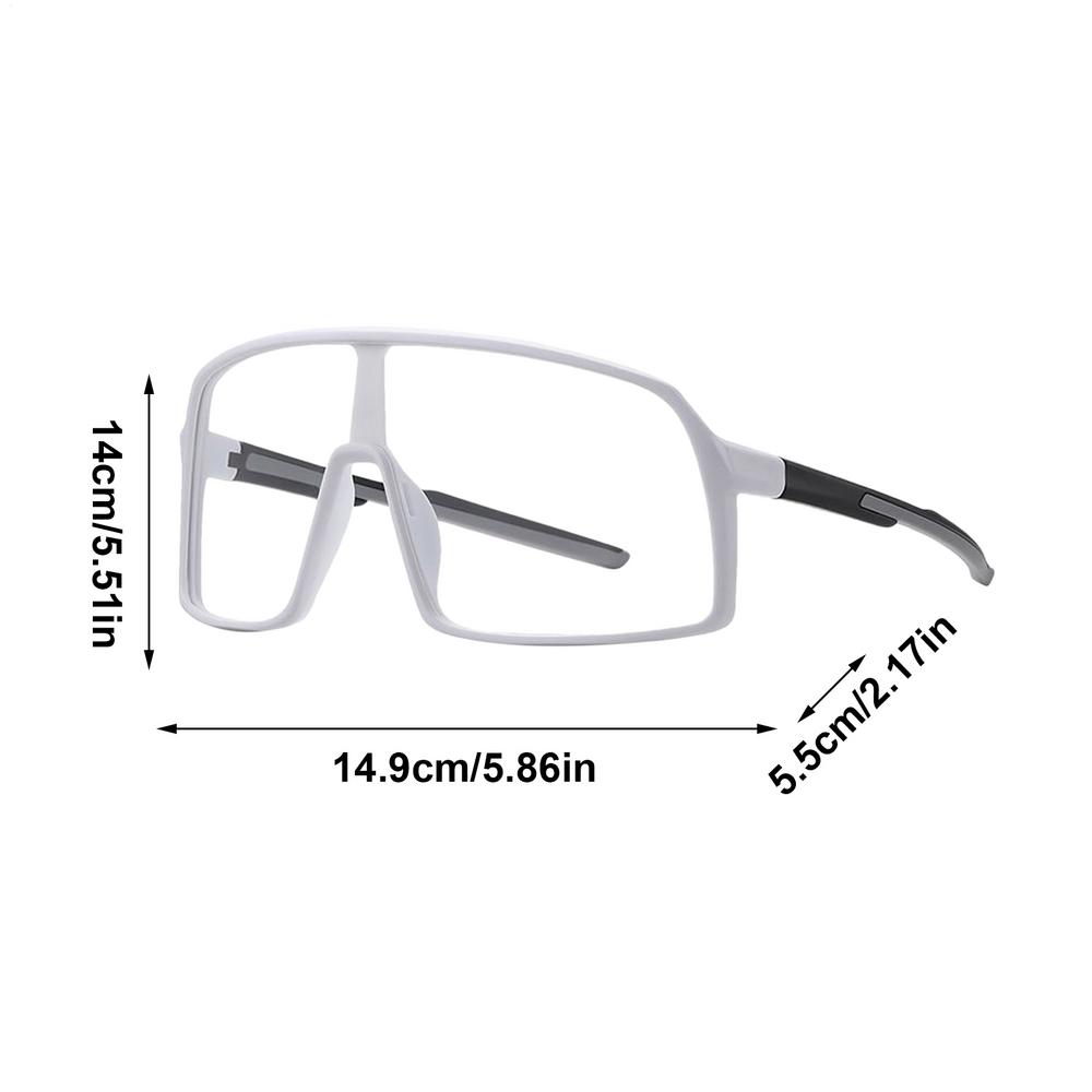 Cycling Sunglasses Clear Protective Sunglass Windproof Sports Glasses for Men Women with UV Protection Biking Motorcycle Running білий
Cycling Sunglasses Clear Protective Sunglass Windproof Sports Glasses for Men Women with UV Protection Biking Motorcycle Running білий