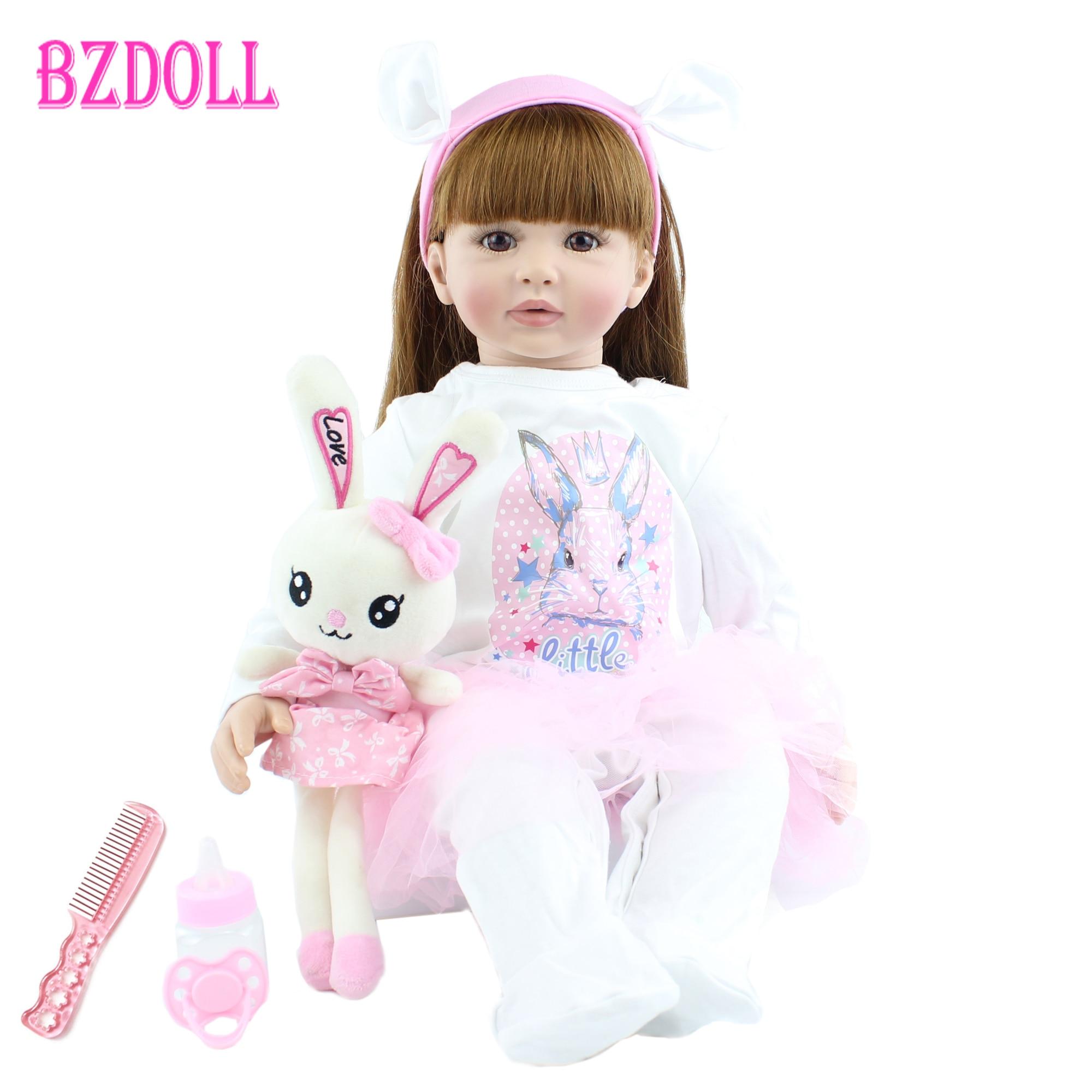 BZDOLL 60см М’який силікон Reborn Baby Doll Toys Like Real Vinyl Princess Toddler Alive Bebe Girl Bonecas Kids Birthday Gifts Girl-3
BZDOLL 60см М’який силікон Reborn Baby Doll Toys Like Real Vinyl Princess Toddler Alive Bebe Girl Bonecas Kids Birthday Gifts Girl-3