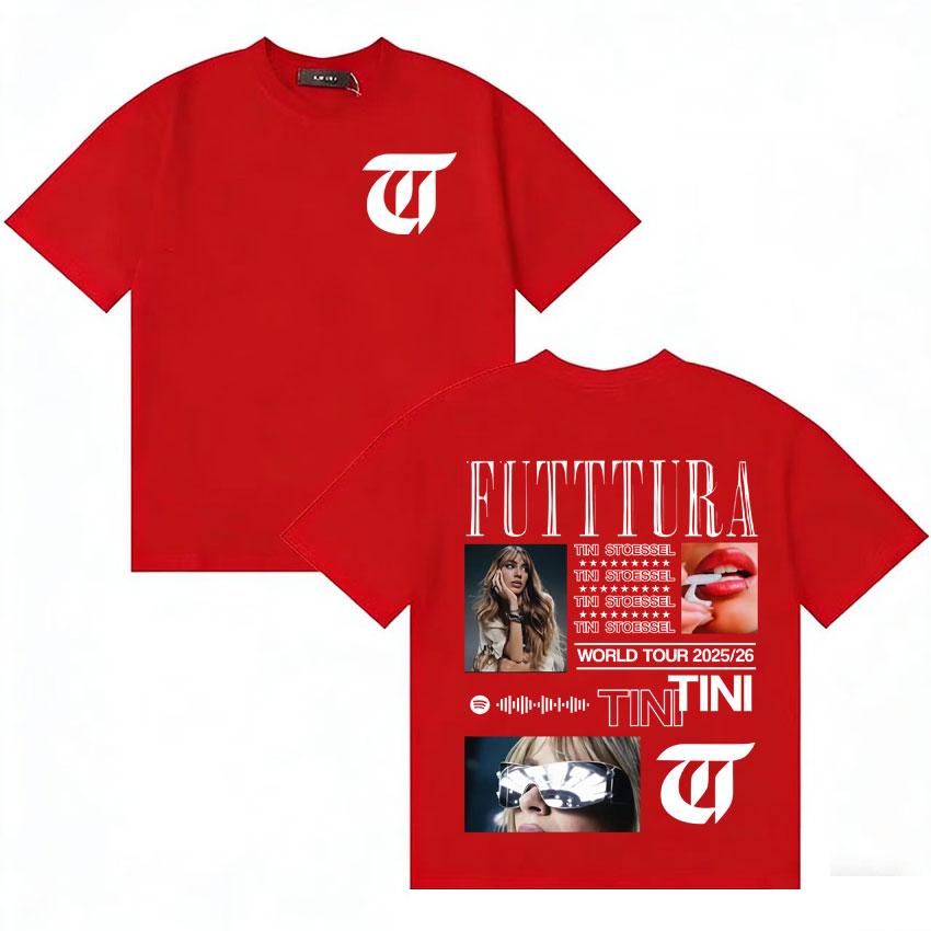 Singer TINI STOESSEL Futtura Tour Hip Hop Album Vintage Graphic Tshirts Unisexs Women Pop Harajuku Unisex Short Sleeve Cotton Tees S
Singer TINI STOESSEL Futtura Tour Hip Hop Album Vintage Graphic Tshirts Unisexs Women Pop Harajuku Unisex Short Sleeve Cotton Tees S