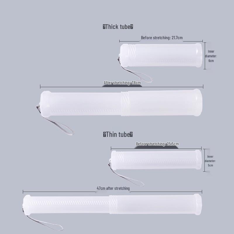 Transparent Plastic Telescopic Pen Holder for Calligraphy and Painting Supplies Thin Tube
Transparent Plastic Telescopic Pen Holder for Calligraphy and Painting Supplies Thin Tube