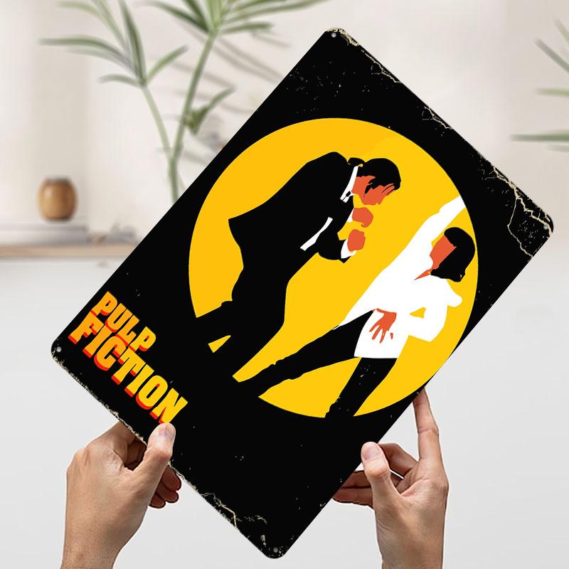 Pulp Fiction Art Printed Poster Customized Wall Art Retro Vintage Metal Tin Signs for Office Decoration Room Bar Accessories 20x30cm(7.8x11.8inch)
Pulp Fiction Art Printed Poster Customized Wall Art Retro Vintage Metal Tin Signs for Office Decoration Room Bar Accessories 20x30cm(7.8x11.8inch)