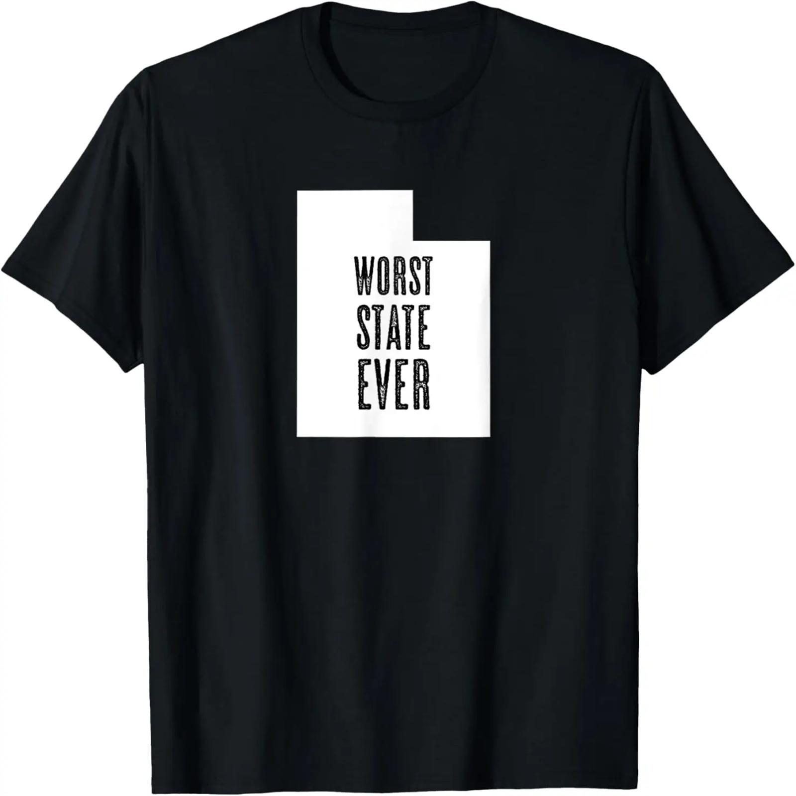 UTAH - Worst State Ever UT Sucks - Graphic T-Shirt XXXXXL
UTAH - Worst State Ever UT Sucks - Graphic T-Shirt XXXXXL