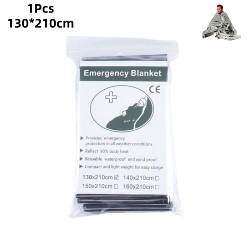 1/5Pcs Outdoor Emergency Gold-Sliver Survival Blanket First Aid Rescue Curtain Foil Thermal Windproof Waterproof Blanket
1/5Pcs Outdoor Emergency Gold-Sliver Survival Blanket First Aid Rescue Curtain Foil Thermal Windproof Waterproof Blanket