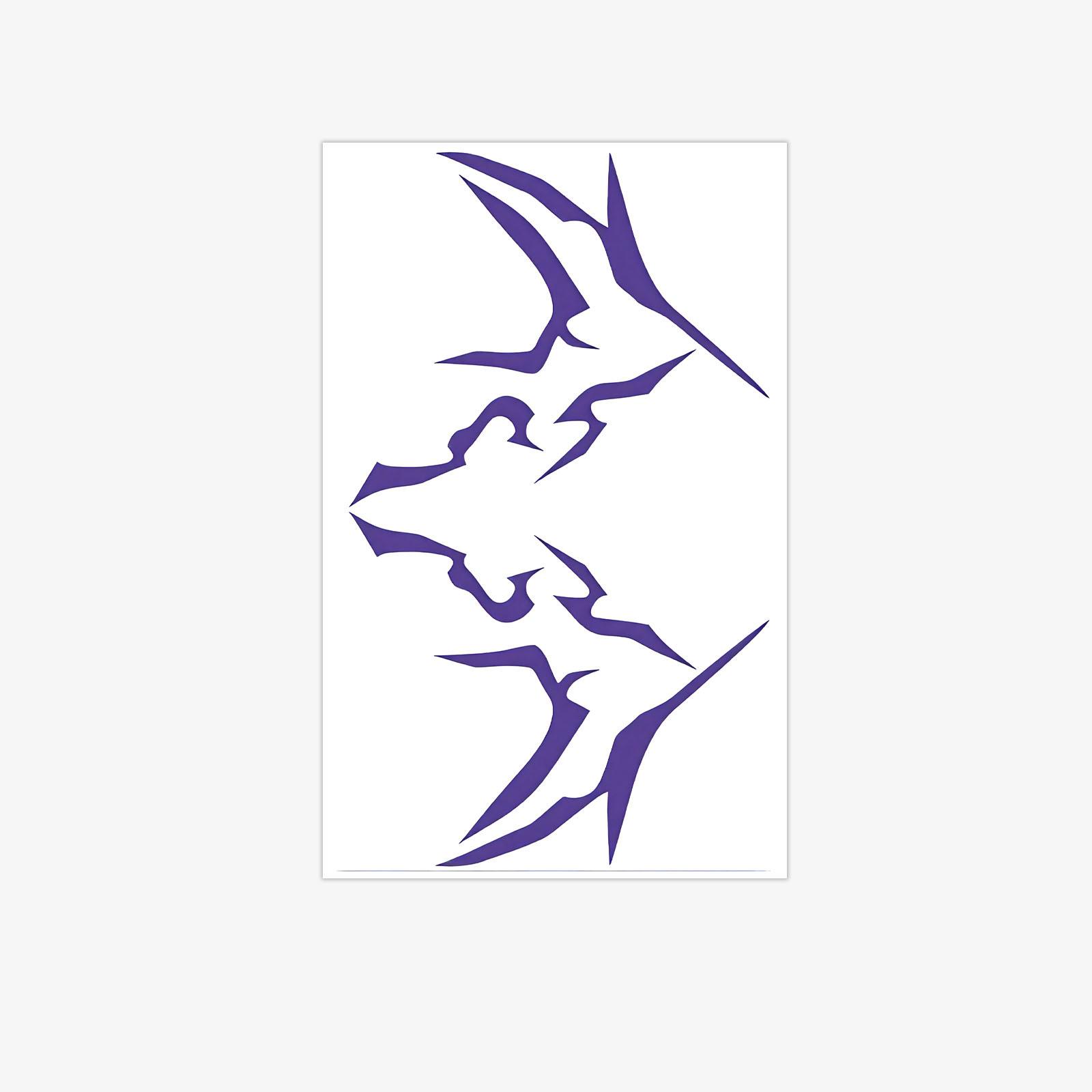 Cyberpunk Purple Electric Facial Tattoo Sticker, Waterproof And Long-Lasting, Women S Cosplay Advanced Sense Simulation Tattoo 12*19
Cyberpunk Purple Electric Facial Tattoo Sticker, Waterproof And Long-Lasting, Women S Cosplay Advanced Sense Simulation Tattoo 12*19