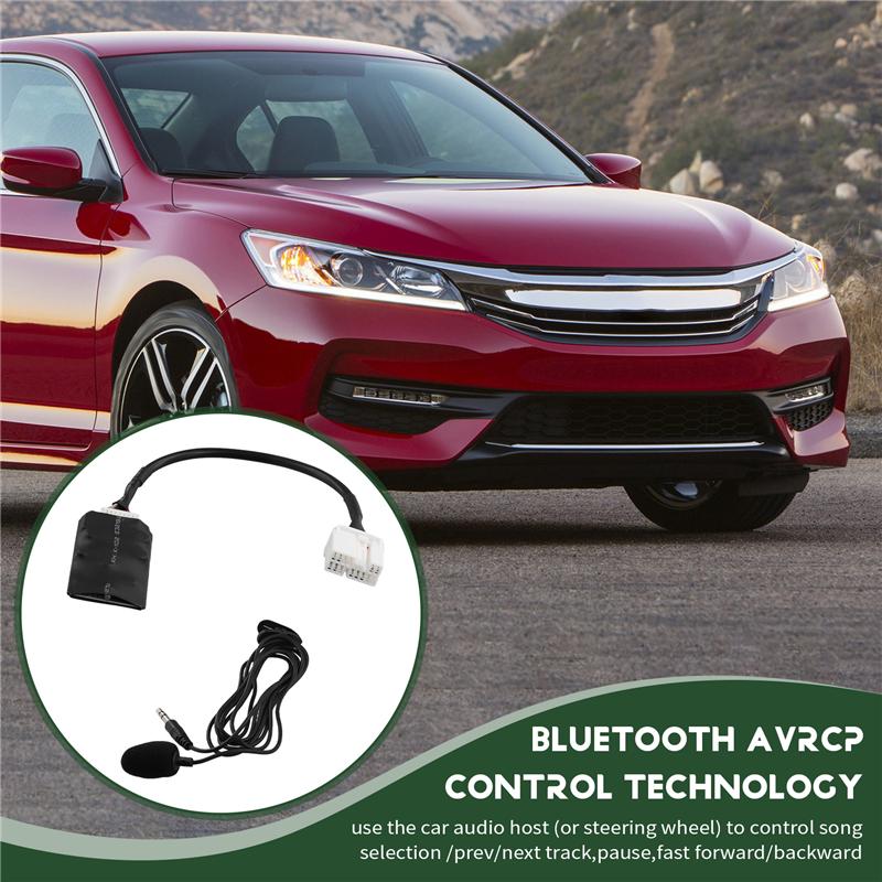 12V Interface AUX Bluetooth Adapter For Honda Accord 2003-2011 Odyssey 2005-2010 Fit 2006-2011 Car Accessories чорний
12V Interface AUX Bluetooth Adapter For Honda Accord 2003-2011 Odyssey 2005-2010 Fit 2006-2011 Car Accessories чорний