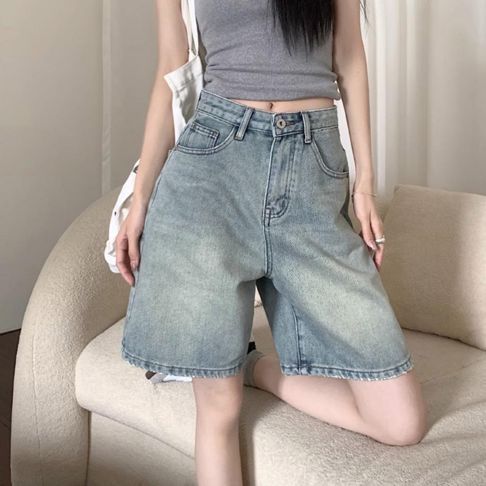 Summer Denim Shorts Women s Denim Pants with Side Pockets Vintage High Waist Denim Shorts Wide Leg Streetwear Jeans with Button Closure Zipper XS
Summer Denim Shorts Women s Denim Pants with Side Pockets Vintage High Waist Denim Shorts Wide Leg Streetwear Jeans with Button Closure Zipper XS