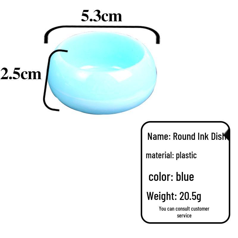 Compact Imitation Porcelain Ink Dish - Small, Exquisite, and Portable
Compact Imitation Porcelain Ink Dish - Small, Exquisite, and Portable