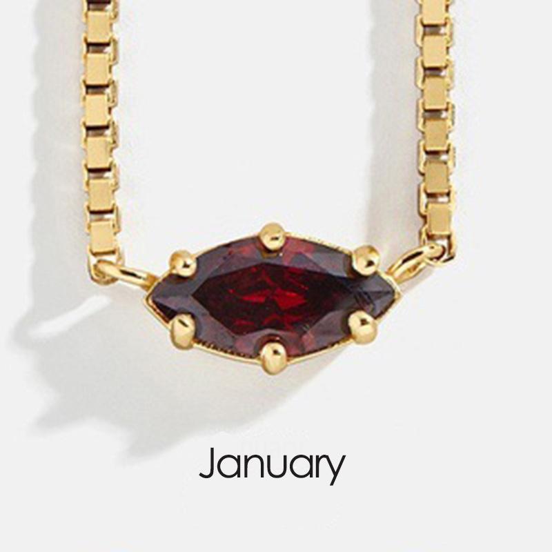 Colorful 12 Birthstone Pendant Necklaces for Women Eye Shape Crystal Gold Color Chain Choker on Neck Birthday Gift Zircon N512
Colorful 12 Birthstone Pendant Necklaces for Women Eye Shape Crystal Gold Color Chain Choker on Neck Birthday Gift Zircon N512
