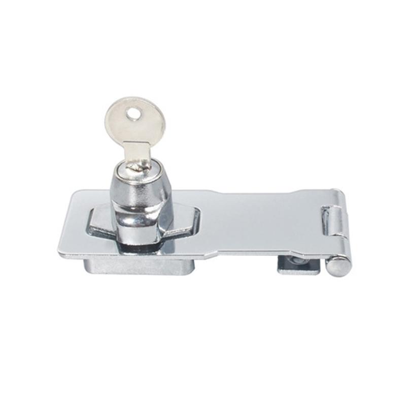 Keyed Hasp Lock Right Angle Padlock Hasp Cabinet Lock Various Sizes and Color 2.5 inch срібний
Keyed Hasp Lock Right Angle Padlock Hasp Cabinet Lock Various Sizes and Color 2.5 inch срібний