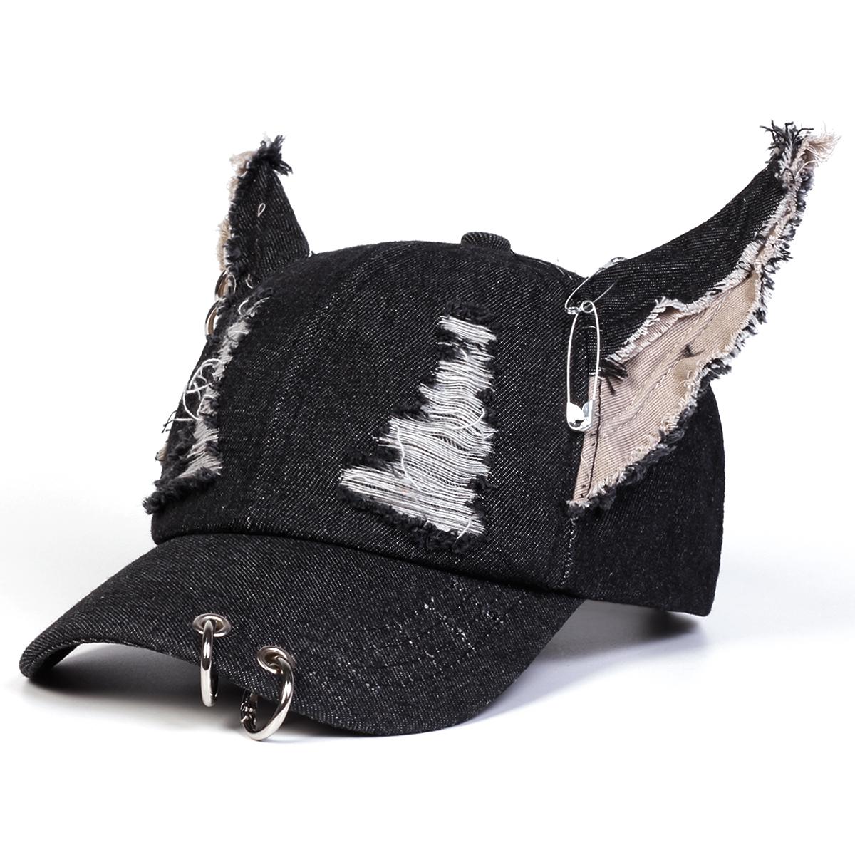 Unisex Cute Ear Design Iron Ring Cowboy Baseball Caps Spring and Autumn Outdoor Adjustable Casual Hats Sunscreen Hat Sports Cap чорний
Unisex Cute Ear Design Iron Ring Cowboy Baseball Caps Spring and Autumn Outdoor Adjustable Casual Hats Sunscreen Hat Sports Cap чорний