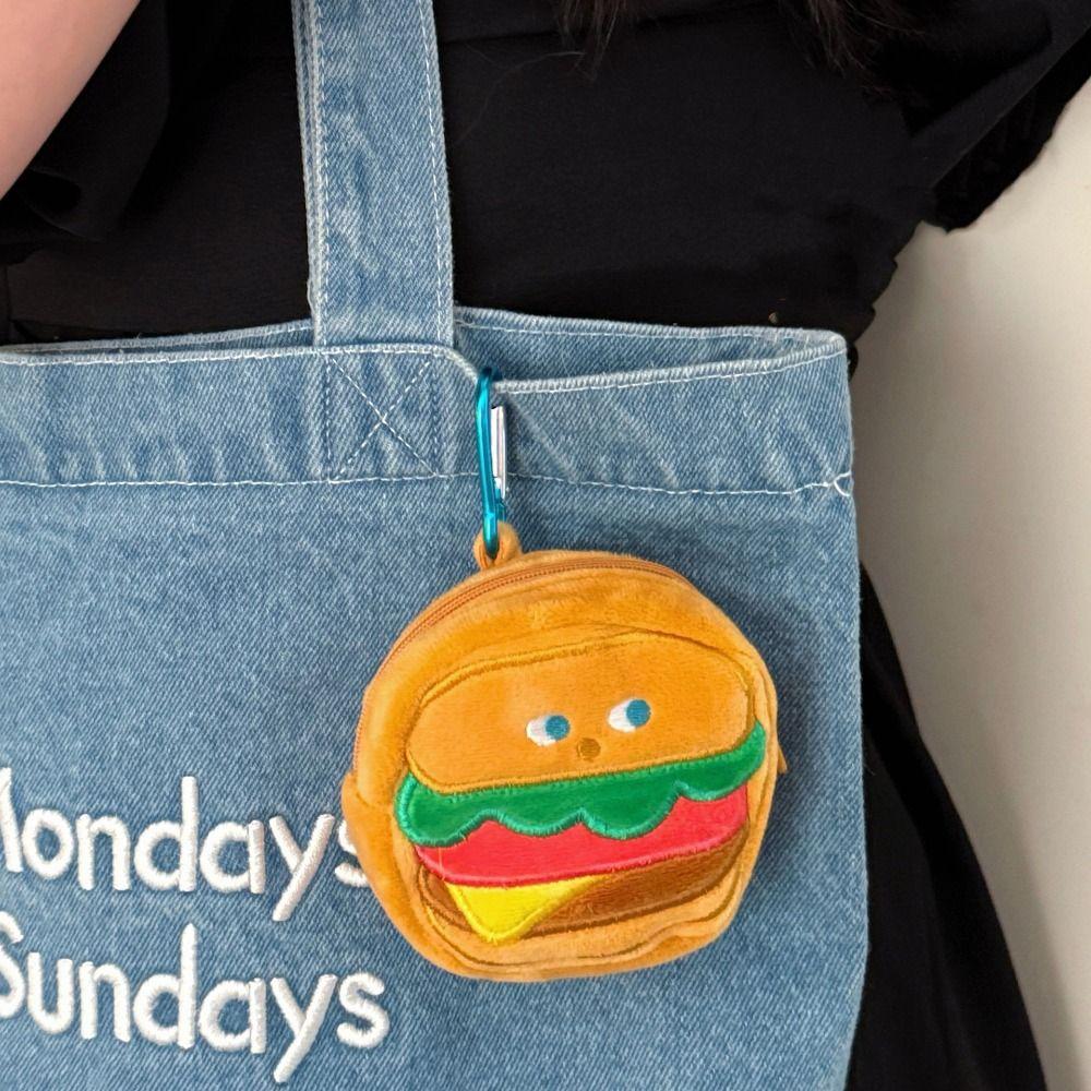 Burger Plush Кошелек для монет Сумка для наушников Креативный милый брелок для девочек Style 2
Burger Plush Кошелек для монет Сумка для наушников Креативный милый брелок для девочек Style 2