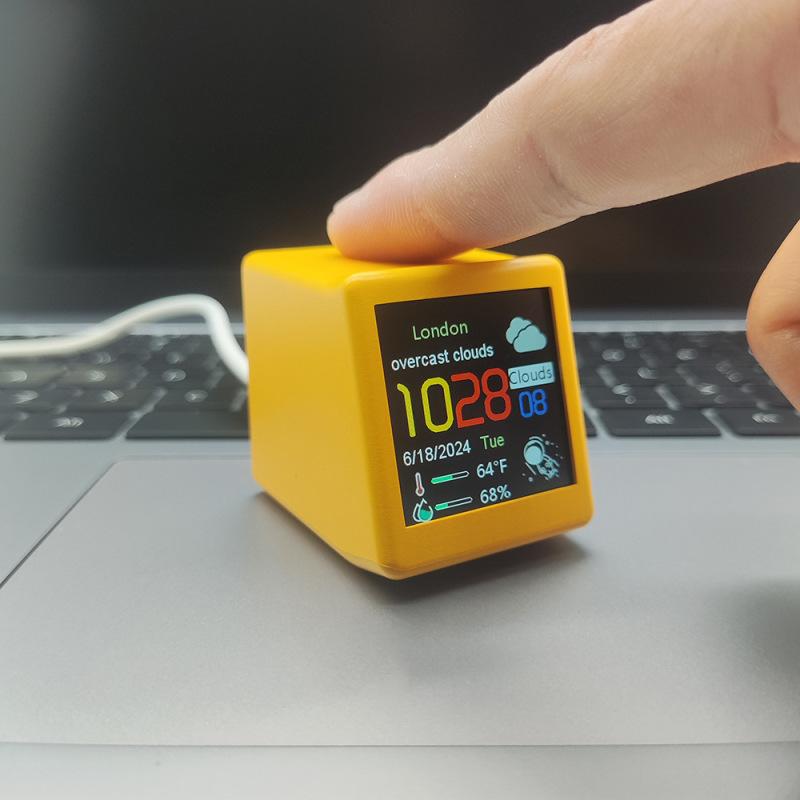 Настольные часы WiFi Smart Desktop цифровые часы с погодным дисплеем Мини ТВ Стиль Декор чёрный
Настольные часы WiFi Smart Desktop цифровые часы с погодным дисплеем Мини ТВ Стиль Декор чёрный