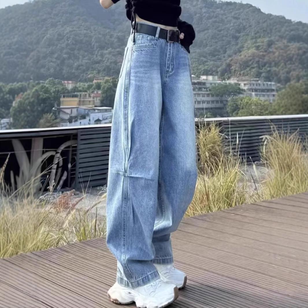 Women s Light Blue Scythe Design Pleated Wide-Leg Jeans - Spring 2025 Collection 4XL: Height 155-165CM (165-175 lbs)
Women s Light Blue Scythe Design Pleated Wide-Leg Jeans - Spring 2025 Collection 4XL: Height 155-165CM (165-175 lbs)