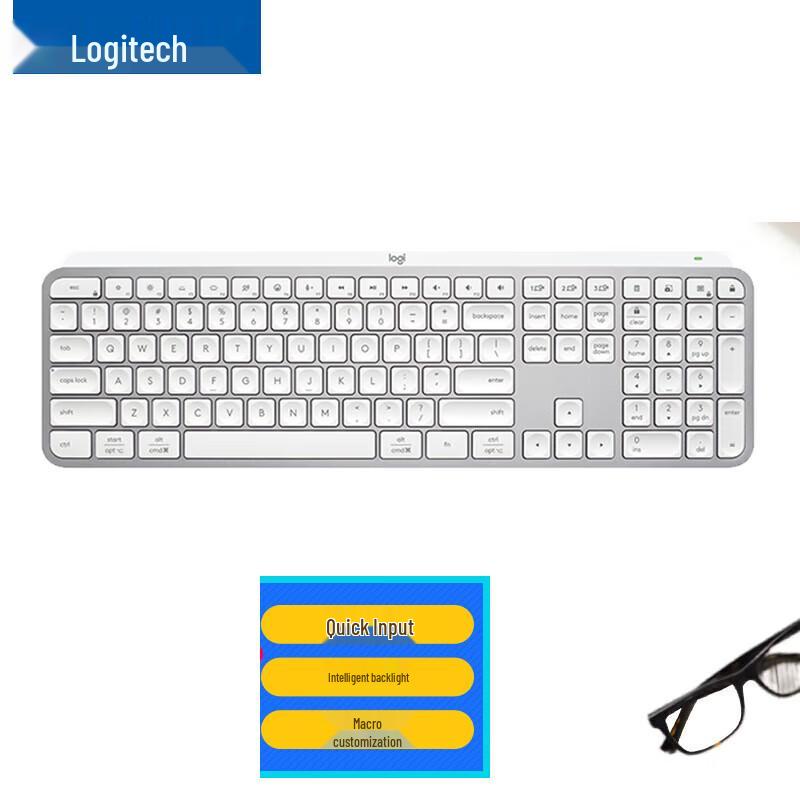 Logitech MX Keys S Advanced Wireless Illuminated Keyboard
Logitech MX Keys S Advanced Wireless Illuminated Keyboard