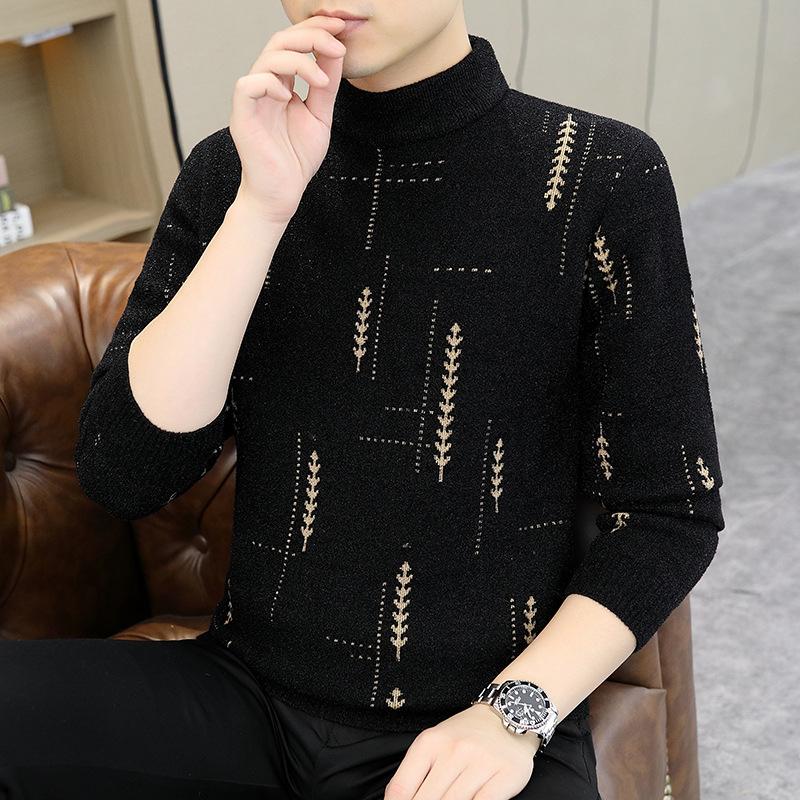 Hot Selling Explosive Autumn and Winter New Casual Semi-Turtleneck Bottom Knitted Sweater Sweater Thread Jacket M чорний
Hot Selling Explosive Autumn and Winter New Casual Semi-Turtleneck Bottom Knitted Sweater Sweater Thread Jacket M чорний