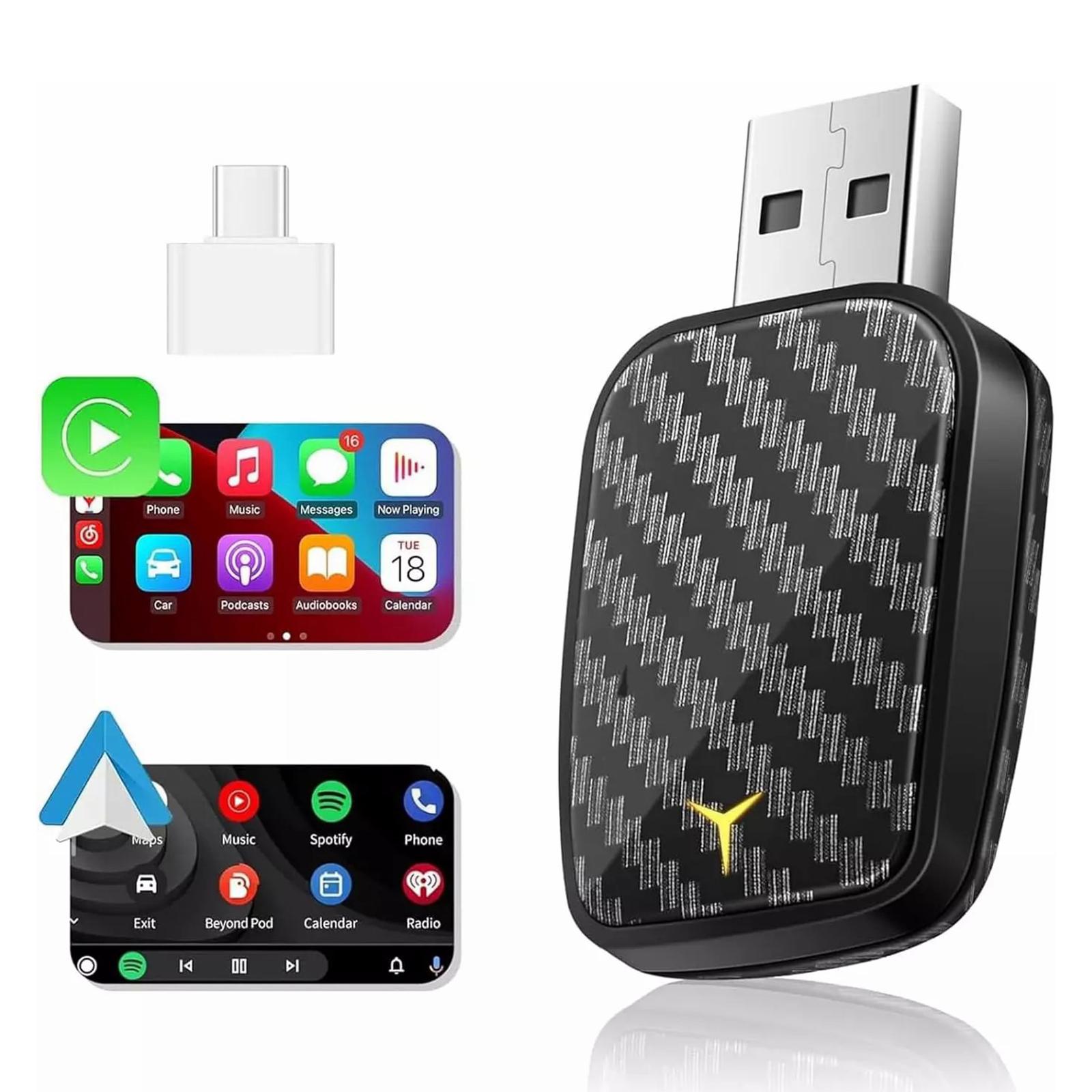 R5031 Wireless CarPlay Android Auto Adapter Box Smart Connectivity for Car Multimedia Systems Type A
R5031 Wireless CarPlay Android Auto Adapter Box Smart Connectivity for Car Multimedia Systems Type A