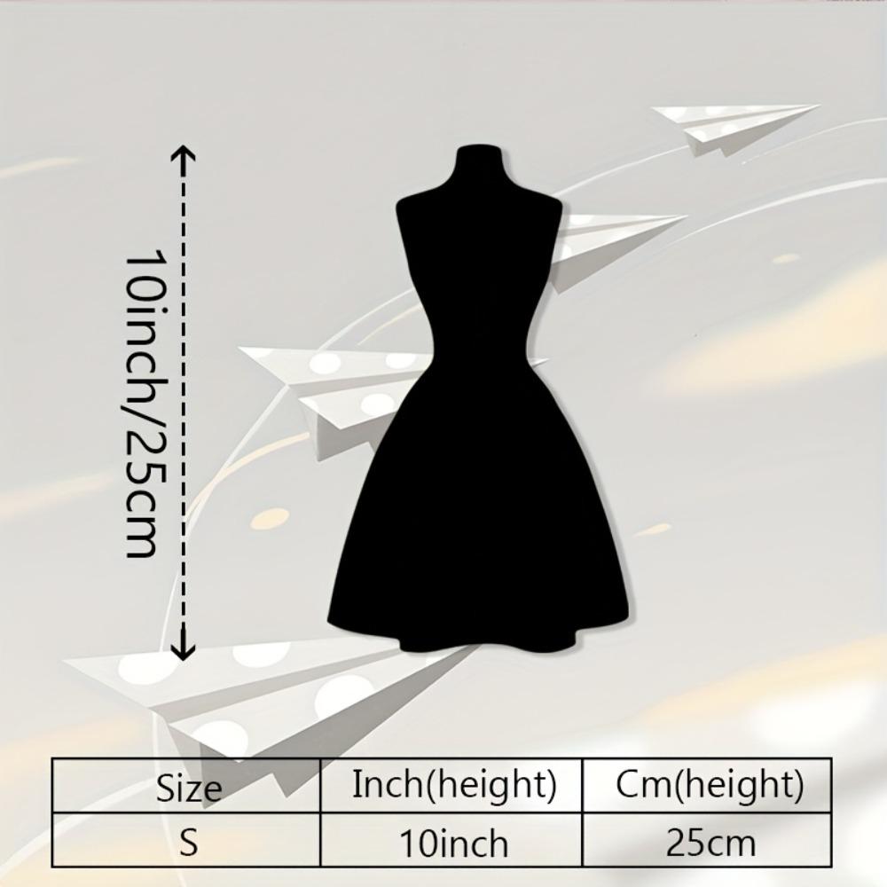 1pc Vintage Dress Silhouette Metal Wall Art Black Iron Decor Elegant Fashion Plaque for Dressing Room Boutique Heavy Duty Indoor Outdoor 10inch/25cm
1pc Vintage Dress Silhouette Metal Wall Art Black Iron Decor Elegant Fashion Plaque for Dressing Room Boutique Heavy Duty Indoor Outdoor 10inch/25cm