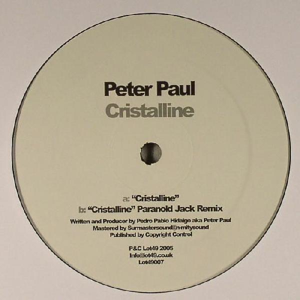 12-дюймовая пластинка PETER PAUL Cristalline LOT49007 LOT49 2005 UK Dance Electronica Б/у
12-дюймовая пластинка PETER PAUL Cristalline LOT49007 LOT49 2005 UK Dance Electronica Б/у