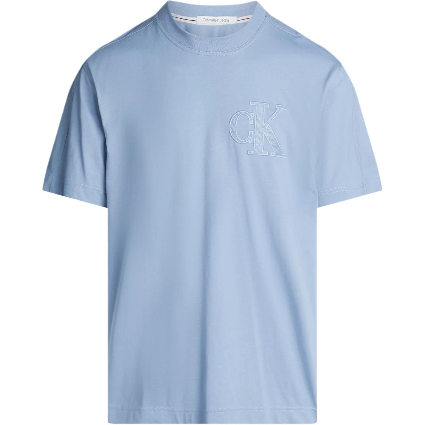 Calvin Klein Jeans Textured Logo Solid Color Crew Neck Short Sleeve T-Shirt Men Tops Light-Blue J30J325657-CFF S
Calvin Klein Jeans Textured Logo Solid Color Crew Neck Short Sleeve T-Shirt Men Tops Light-Blue J30J325657-CFF S