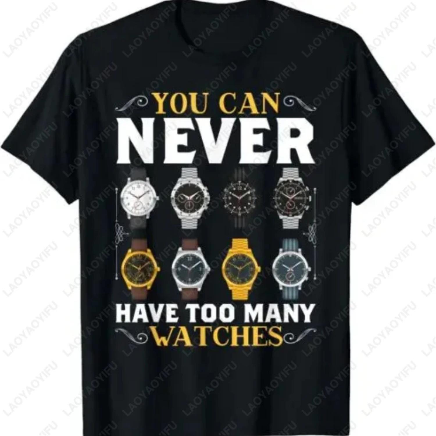 NEW Watch Collector I&apos You Can Never Have Too Many Watches Love T-Shirt Summer Streetwear Classic Simple Unisex Style Tee XXXXXL чорний
NEW Watch Collector I&apos You Can Never Have Too Many Watches Love T-Shirt Summer Streetwear Classic Simple Unisex Style Tee XXXXXL чорний