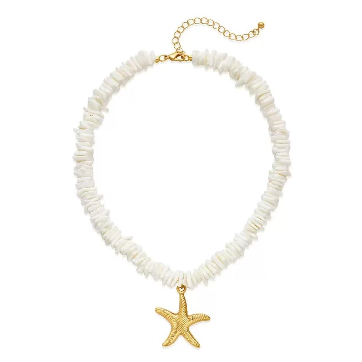 Starfish Necklace Fashion Retro Personality Creative Shell Multi-Layer Pendant Set Neck Chain Women
Starfish Necklace Fashion Retro Personality Creative Shell Multi-Layer Pendant Set Neck Chain Women