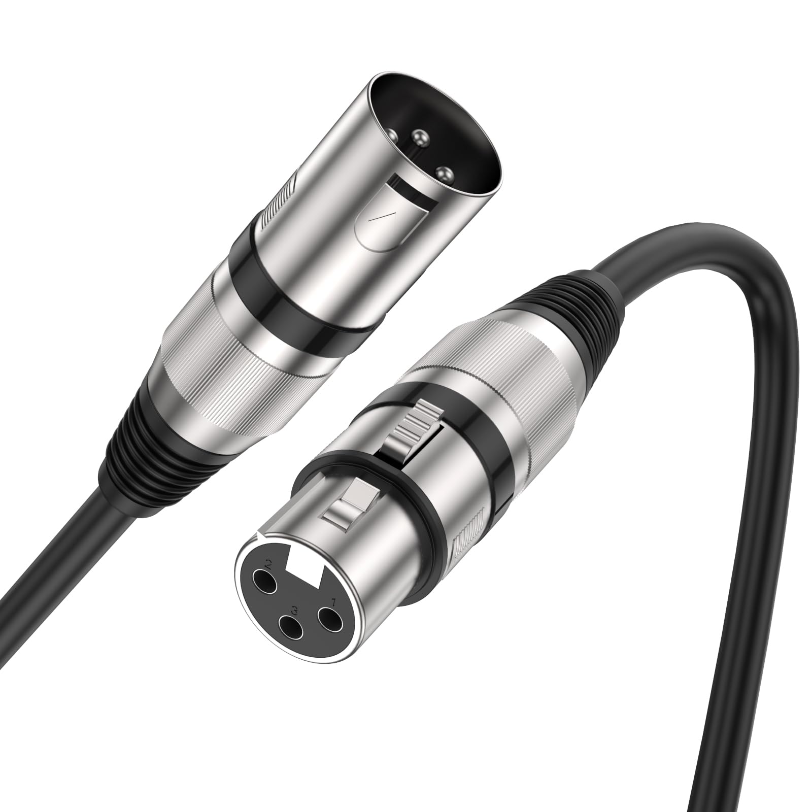MOSWAG XLR Cable Microphone Cable 2m XLR Cable XLR Balanced Connection for Microphone Recording Compatible with Condenser AV Instrument Noise чорний
MOSWAG XLR Cable Microphone Cable 2m XLR Cable XLR Balanced Connection for Microphone Recording Compatible with Condenser AV Instrument Noise чорний