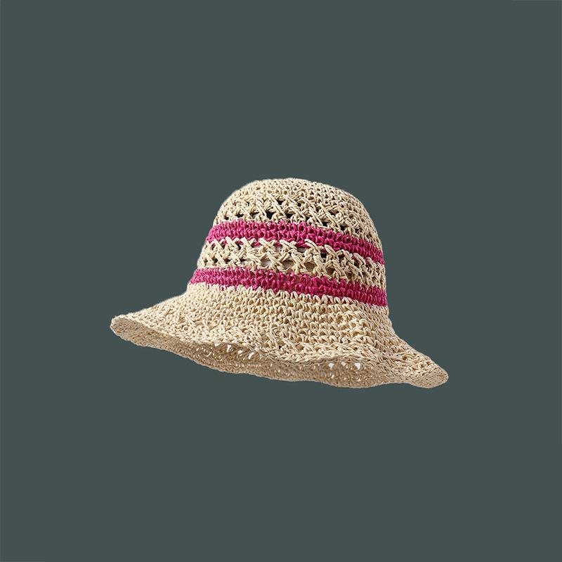 Striped Openwork Knitted Straw Hat: Breathable Fisherman s Hat for Women – Ideal for Beach Holidays, Leisure and Sun Protection One Size
Striped Openwork Knitted Straw Hat: Breathable Fisherman s Hat for Women – Ideal for Beach Holidays, Leisure and Sun Protection One Size