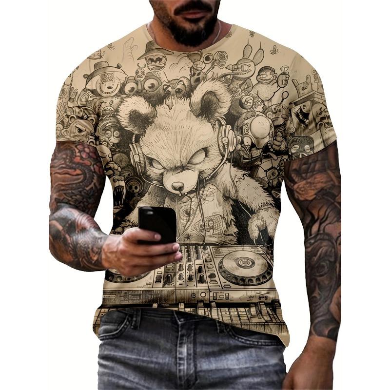 Men s Shirts tiger Owl print t shirt 3d lifelike wildlife design XXS
Men s Shirts tiger Owl print t shirt 3d lifelike wildlife design XXS